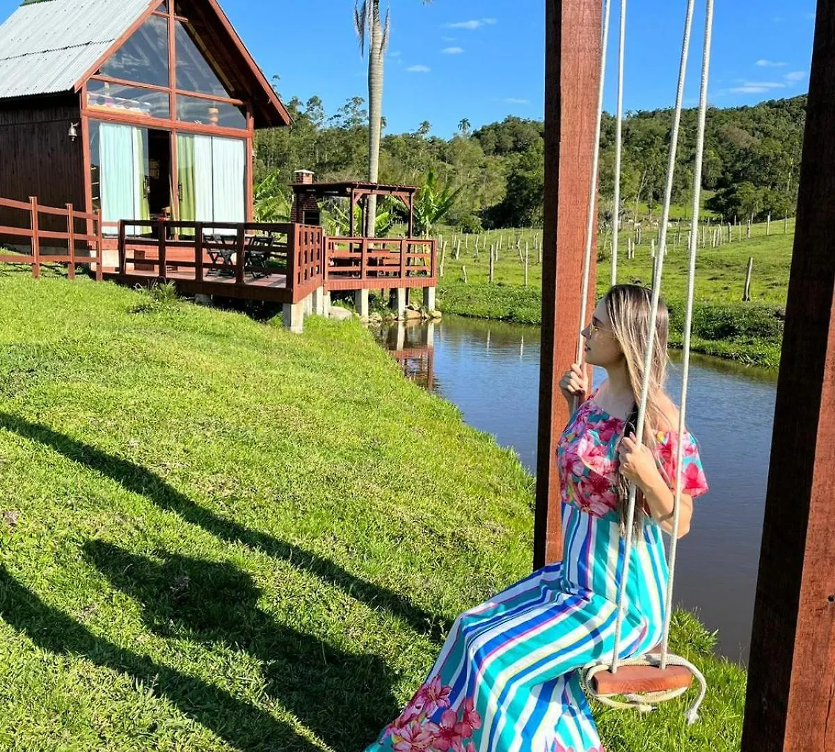 Villa Chale Rustico Com Hidromassagem E Piscina à Imarui 0*,